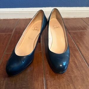 Christian Louboutin Navy Blue Heels